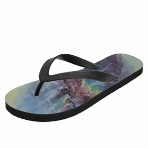 Men Lake Reflection Flip Flop Slippers