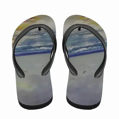 Men Resting On The Beach Flip Flop Slippers