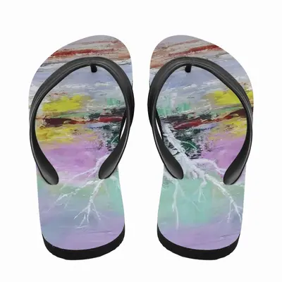 Men Moon Reflection Flip Flop Slippers