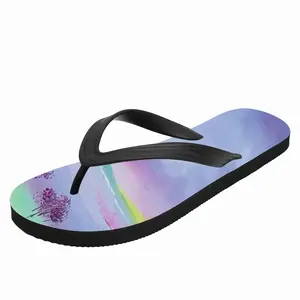 Men Moon Trees Flip Flop Slippers