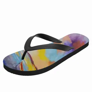 Men Sunset Boat Flip Flop Slippers