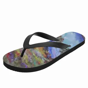 Men Window View Flip Flop Slippers