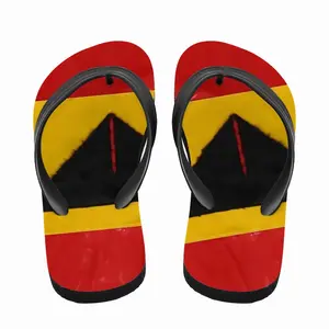 Men Pubic Flag Spain Flip Flop Slippers