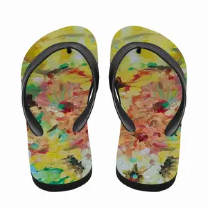 Men Doing A Van Gogh Flip Flop Slippers