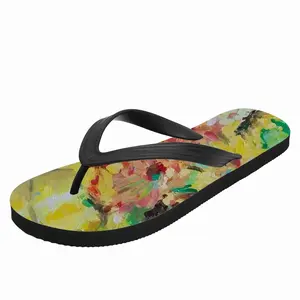 Men Doing A Van Gogh Flip Flop Slippers