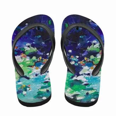 Men Whispers In The Night Flip Flop Slippers