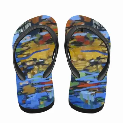 Men Gold Flip Flop Slippers