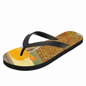 Men In A Strange Hidden Place Flip Flop Slippers