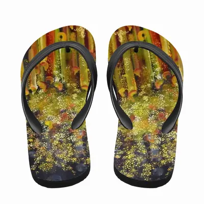 Men Candles For Peace Flip Flop Slippers