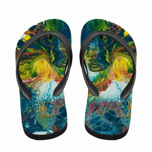 Men Swirling Energy Flip Flop Slippers