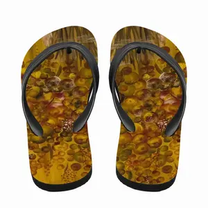 Men Floral Arrangement D Flip Flop Slippers