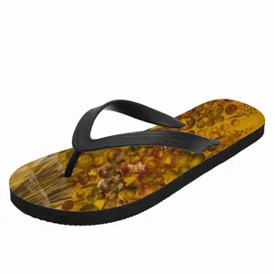 Men Floral Arrangement D Flip Flop Slippers