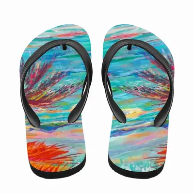 Men Crossing The Seas Flip Flop Slippers