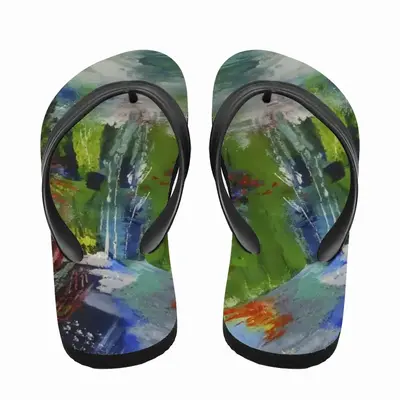 Men Jungle In Blue Flip Flop Slippers