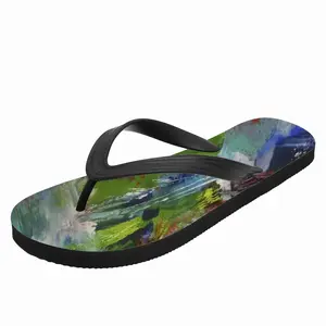 Men Jungle In Blue Flip Flop Slippers