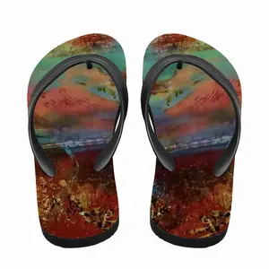 Men Beaches Of Light And Dark Flip Flop Slippers