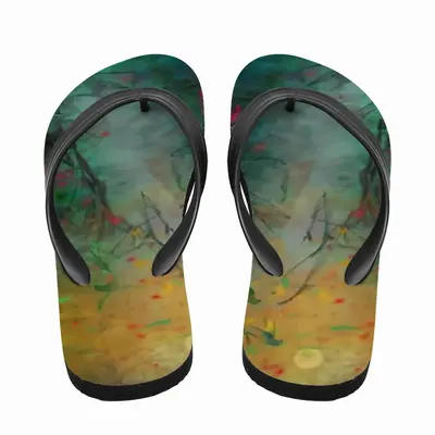 Men Waiting For Peace Flip Flop Slippers