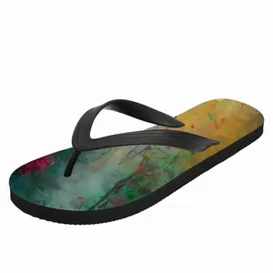 Men Waiting For Peace Flip Flop Slippers