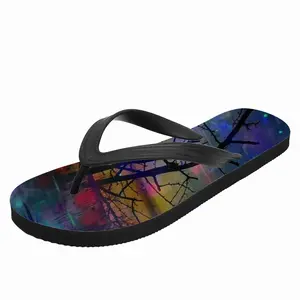 Men Hypnotic Universe Flip Flop Slippers