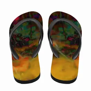 Men Blowing Away Flip Flop Slippers