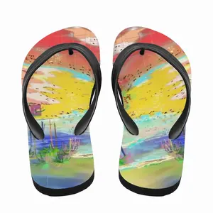 Men Earth Of Colors Series Z Flip Flop Slippers