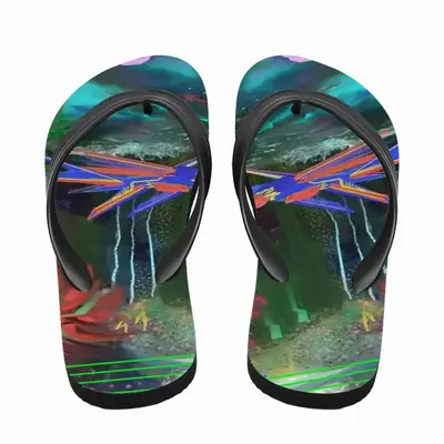 Men Ventana De Verde Esperanza Flip Flop Slippers