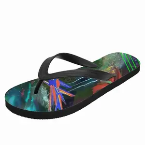 Men Ventana De Verde Esperanza Flip Flop Slippers