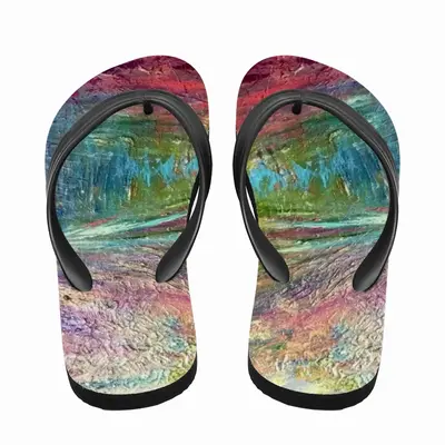 Men World Of Red Flip Flop Slippers