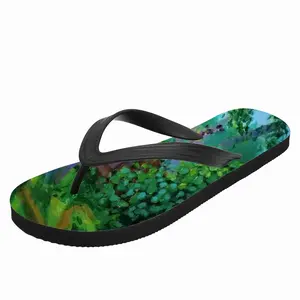 Men Backyard Fence Flip Flop Slippers