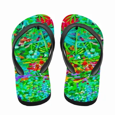 Men Plants At Giverny Flip Flop Slippers