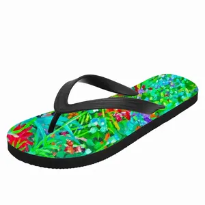 Men Plants At Giverny Flip Flop Slippers