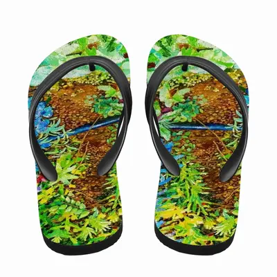 Men Garden At Giverny I Flip Flop Slippers