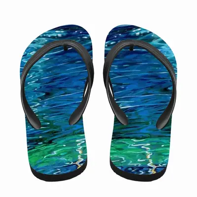 Men Water Reflections Flip Flop Slippers