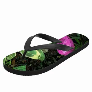 Men Pink Flamingo Flip Flop Slippers