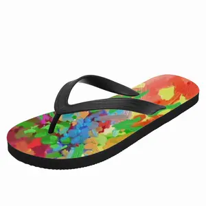 Men Digital Flowers Flip Flop Slippers