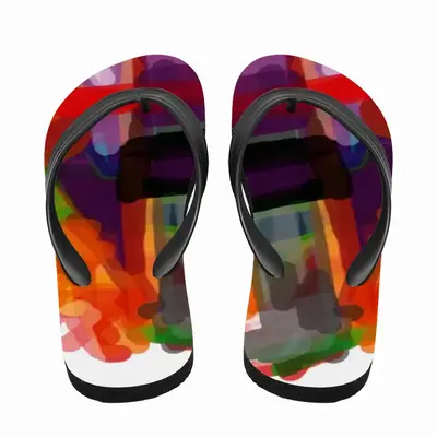 Men Purple Red Flip Flop Slippers