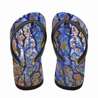 Men Portrait Of A Pine Tree Flip Flop Slippers