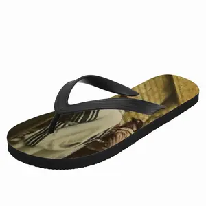 Men Jewish Pilgrims At The Western Wall Flip Flop Slippers