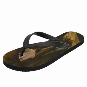 Men World Blown Holocaust Shtetl Mezhirich Klezmers Flip Flop Slippers