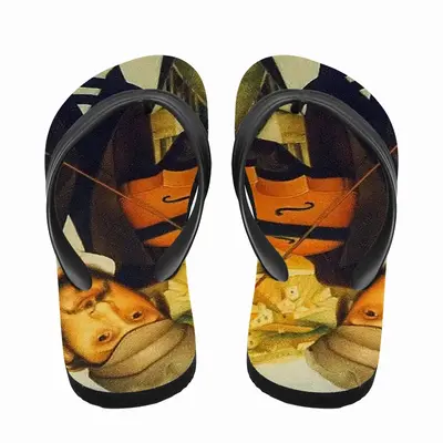 Men Fiddler On The Roof Flip Flop Slippers