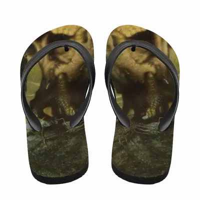 Men Old Olive Flip Flop Slippers