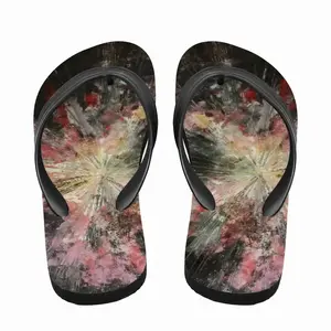 Men Cosmic Flower Flip Flop Slippers