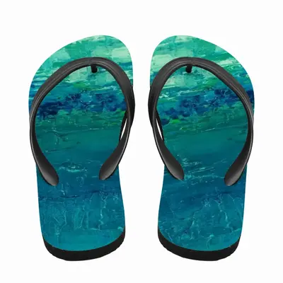 Men The Waves Seascape Flip Flop Slippers