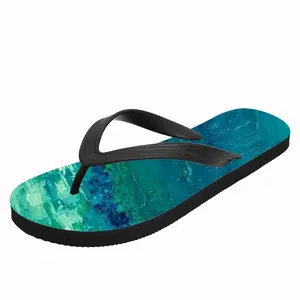 Men The Waves Seascape Flip Flop Slippers