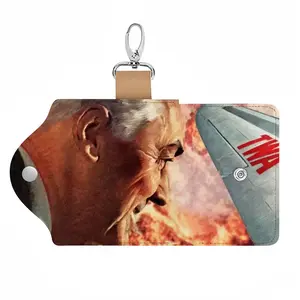 I Dont Want To Set The World On Fire (But Ill Watch It Burn) Leather Key Bag