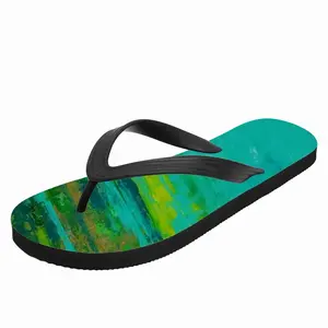 Men At Low Tide Flip Flop Slippers