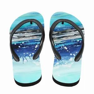 Men Waters Imaginary Seascape Flip Flop Slippers