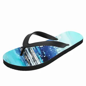 Men Waters Imaginary Seascape Flip Flop Slippers