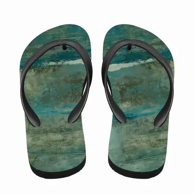 Men Imaginary Landscape Japanese Flip Flop Slippers