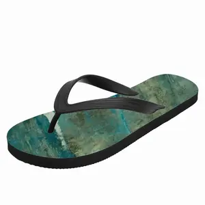 Men Imaginary Landscape Japanese Flip Flop Slippers